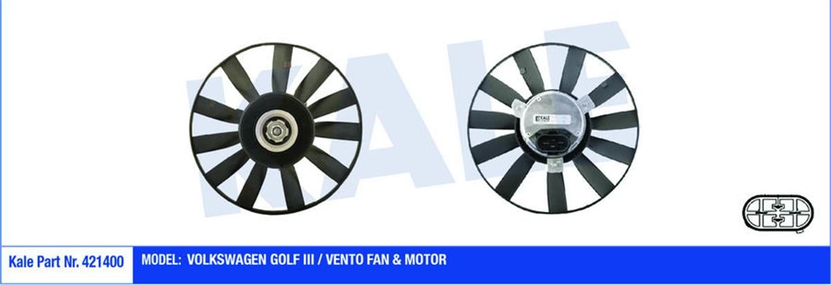 Fan Motoru Pervaneli Volkswagen Golf 3-Vento 250-200-120W-303Mm Davlumbaz Yok