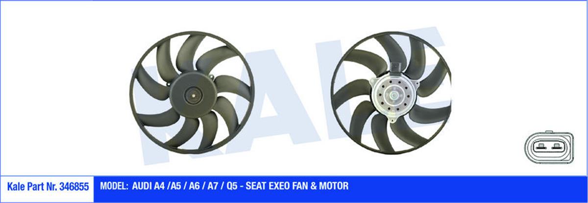 Fan Motoru Sağ A4 08 A5 08 A6 11 Q5 09 Exeo 10 2.0Tdı-3.0Tdı