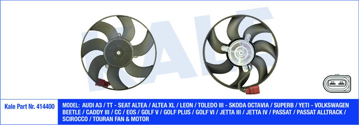 Fan Motoru Sağ Golf 5-6-Passat-Jetta-Caddy 3-A3-Octavıa-Superb-Leon 1.4-1.6-1.9-