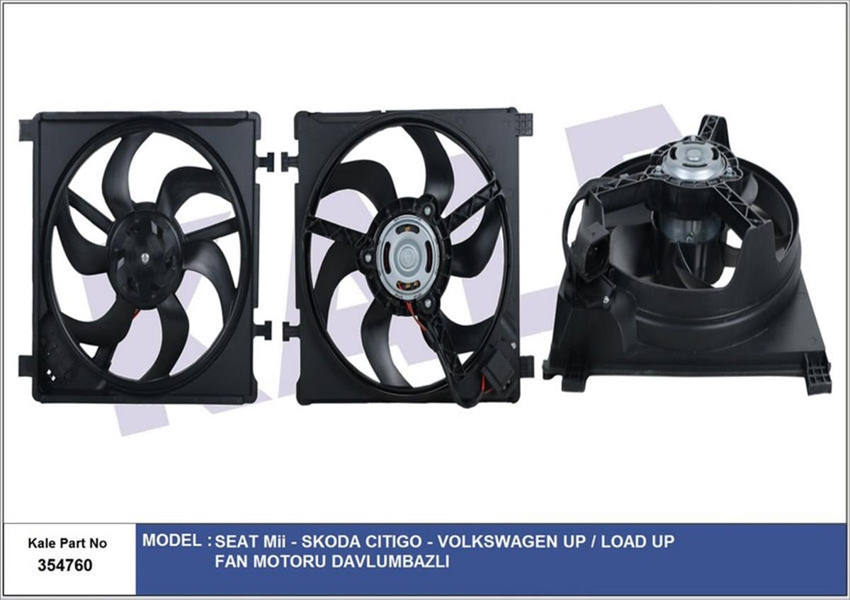 Fan Motoru Seat Mii-Skoda Cıtıgo-Volkswagen Up-Volkswagen Load Up