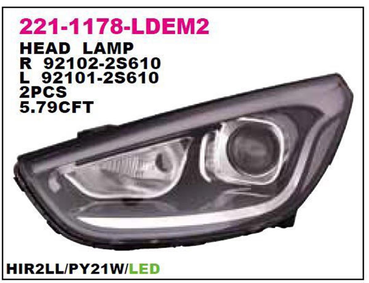 Far Sağ Ix35/Tucson Benzin-Dızel 13-