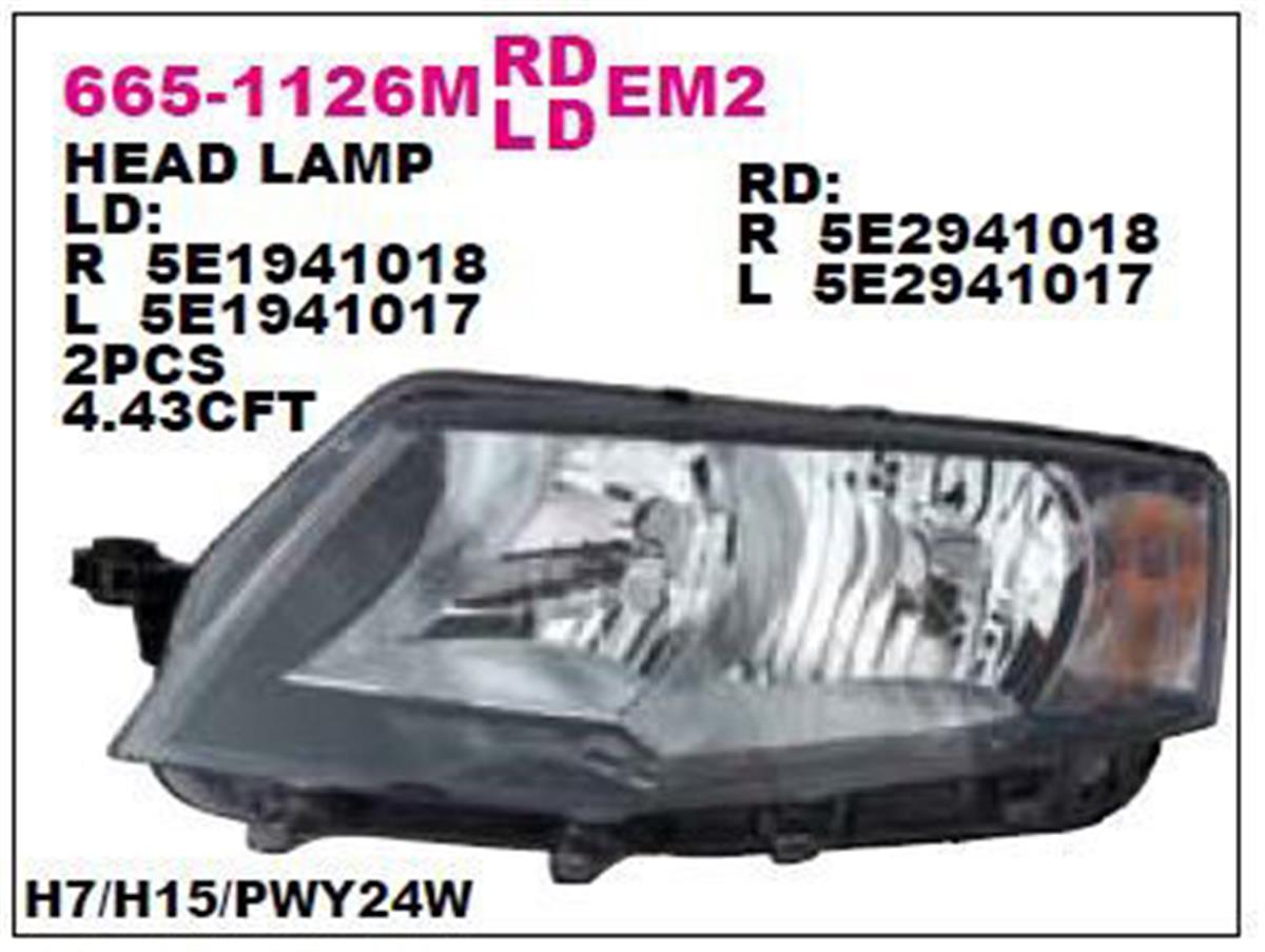 Far Sağ Octavia Bm (Düz) 13-