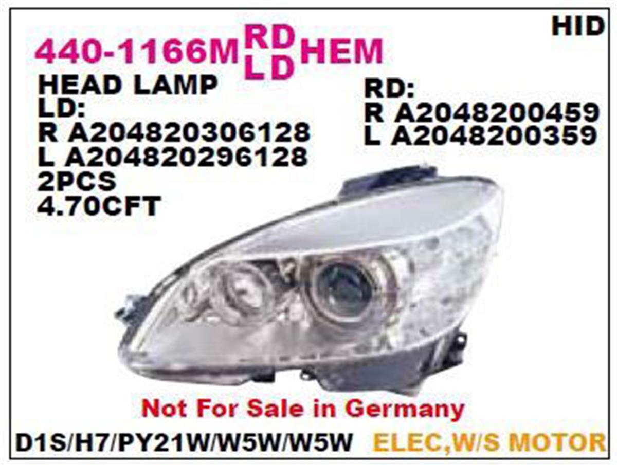 Far Sol W204 Bm 07-11