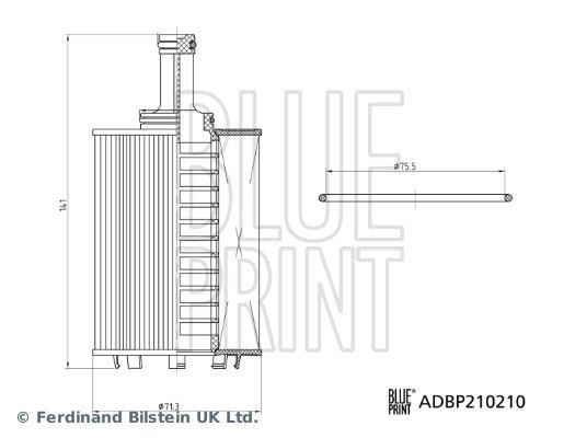Ferrari Yağ Filtresi BLUEPRINT