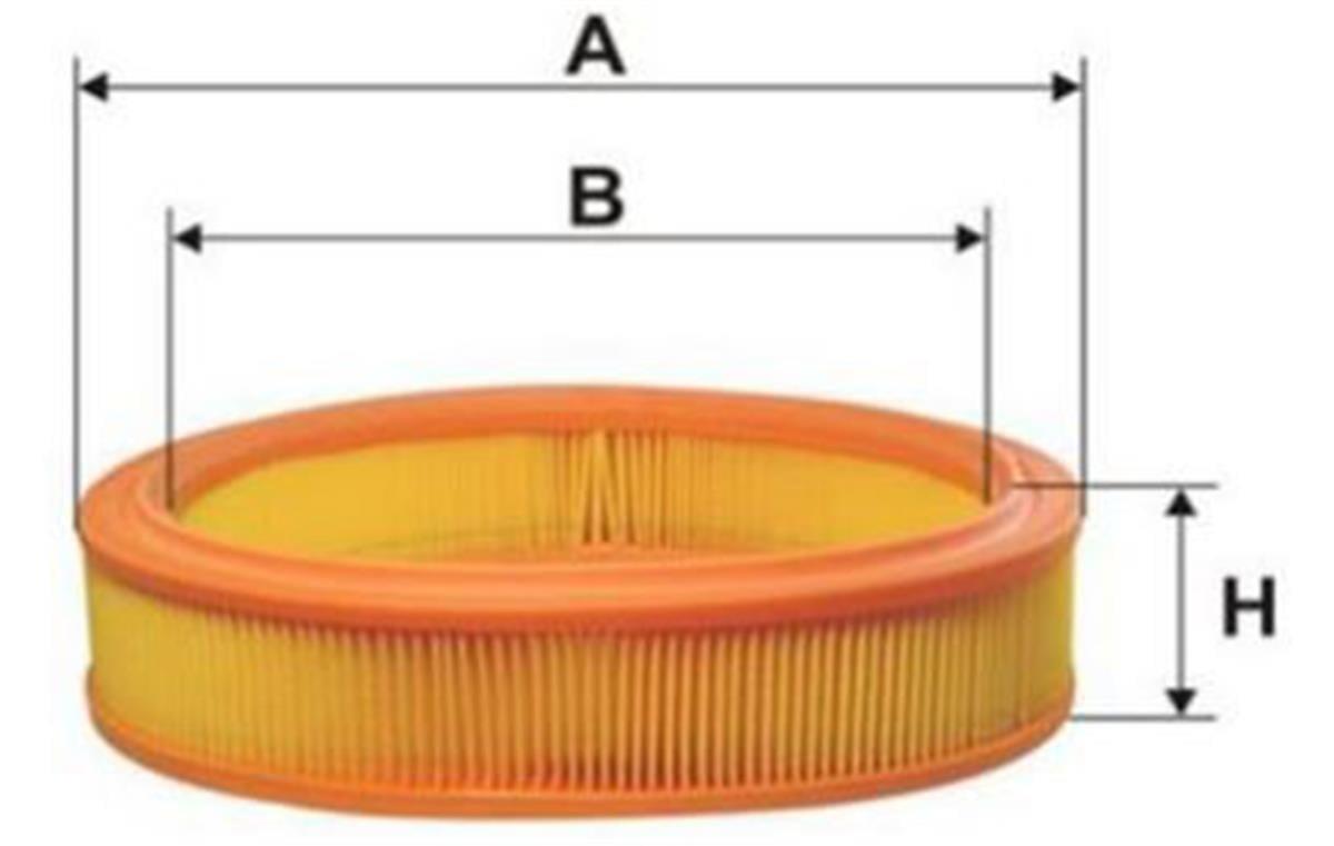 Fiat Doblo Punto 1.2 Hava Filtresi Grat