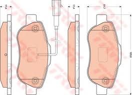 Fiat Doblo Ön Disk Balatası TRW
