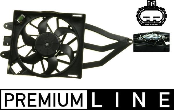 Fiat Panda 169 Fan Motoru MAHLE