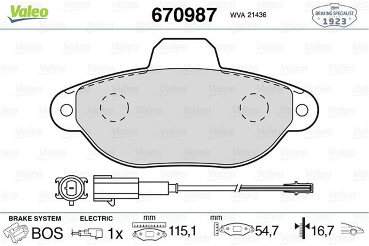 Fiat Panda (2009>) 1.2 1.4 Ford Ka (2009>) 1.2 Ön Balata Fişli 77365337-77365816-1559698