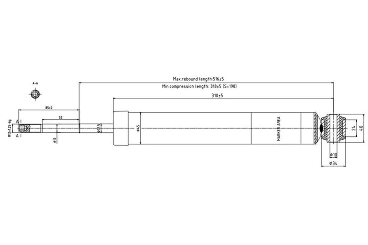 Fiat Albea Amortisör Arka Sağ/Sol Votto 51708825