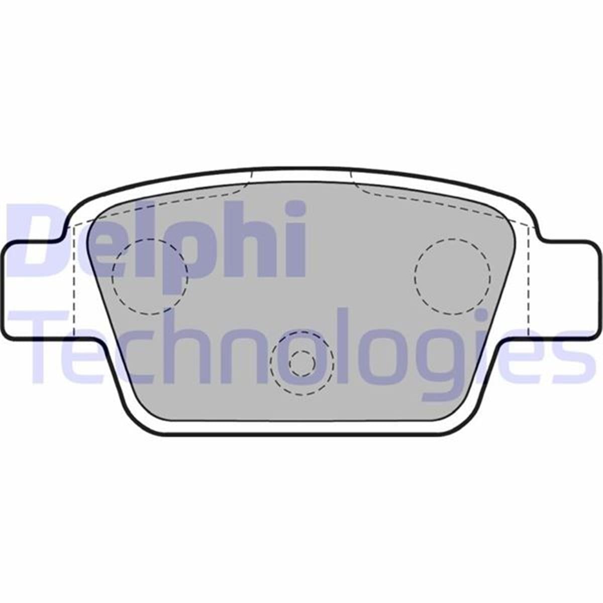 Fiat Stilo Bravo Linea Arka Fren Balatası Delphi