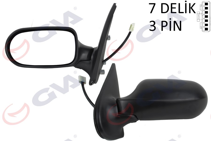 Fiat Palio Weekend Albea Dış Dikiz Aynası Sol Elektrikli Alüminyum Ayaklı... GVA