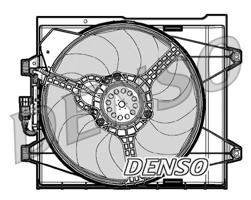 Fiat 500 C Radyatör Fanı DENSO