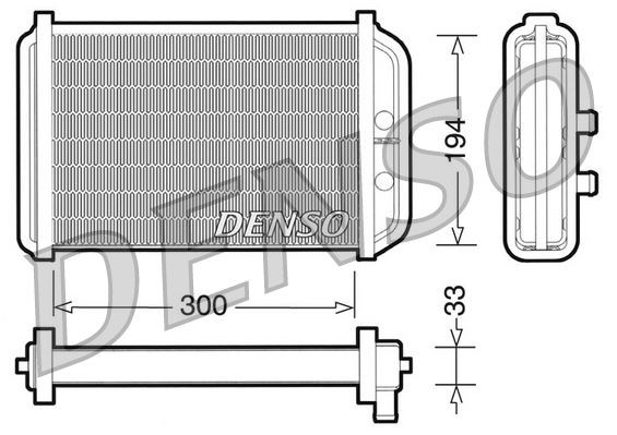 Fiat Ducato 244 Kalorifer Radyatörü DENSO