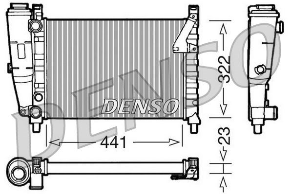Fiat Duna Motor Su Radyatörü DENSO