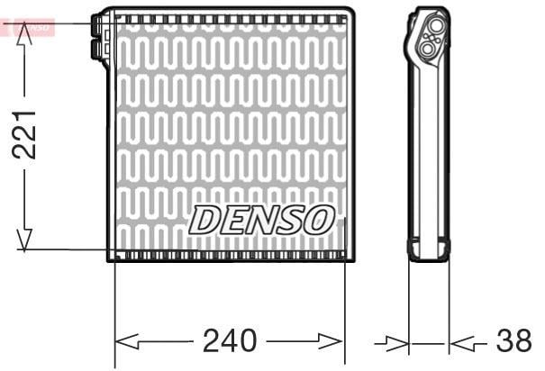 Fiat Ducato 250 290 Klima Evaporatörü DENSO