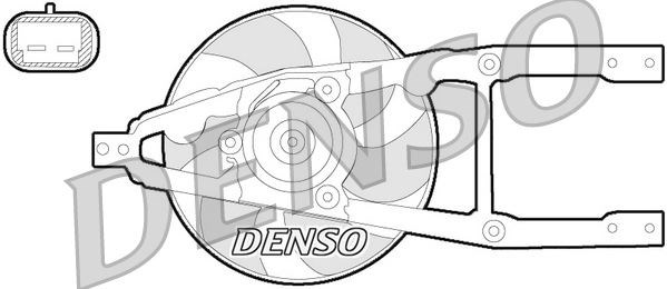 Fiat Cinquecento Radyatör Fanı DENSO