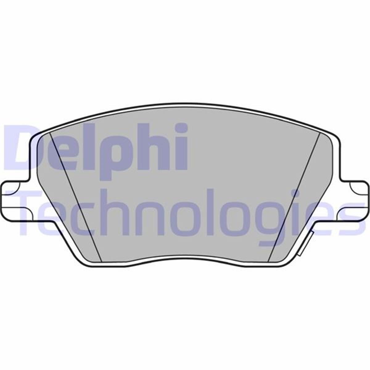 Fiat Egea 15> Ön Arka Fren Balatası Delphi