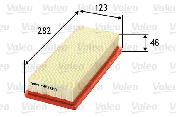 Fiat Panda II Hava Filtresi VALEO