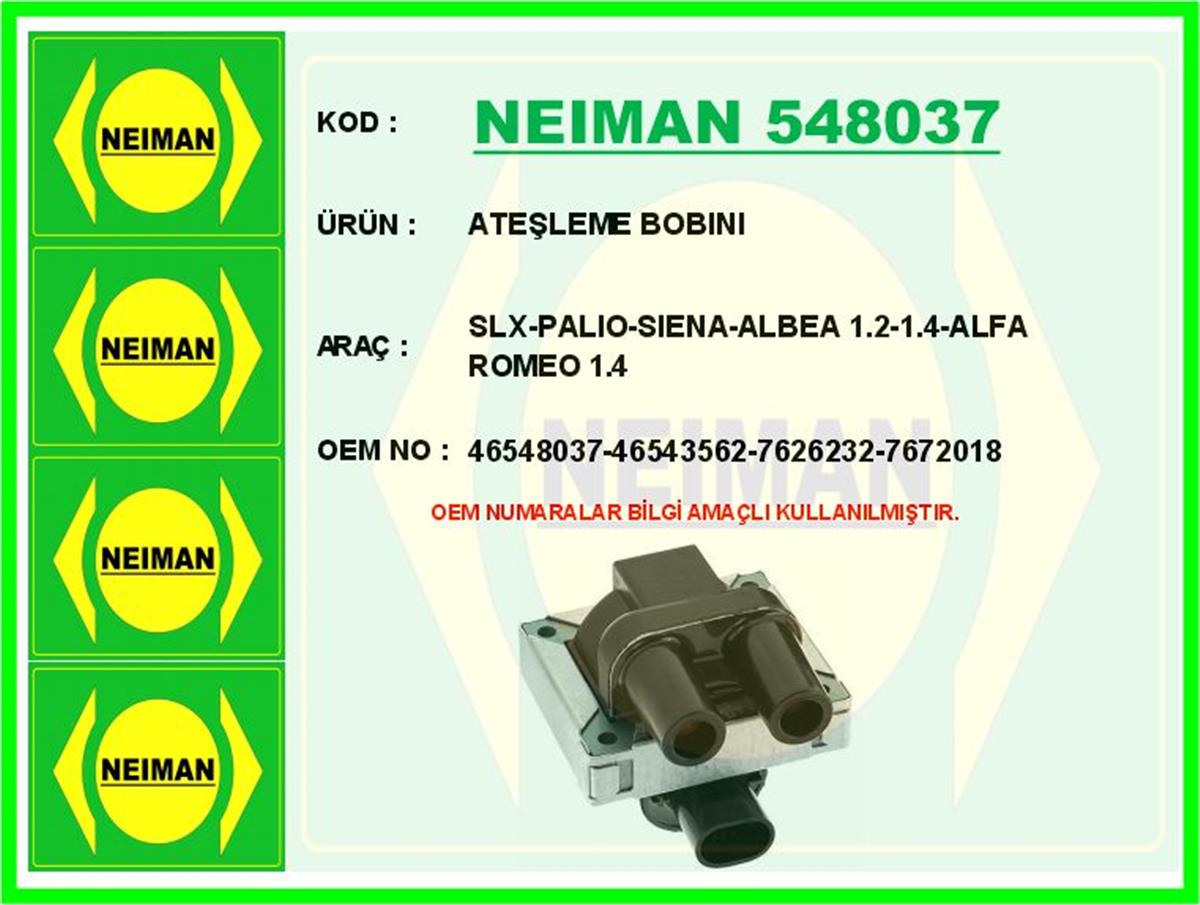 Fiat Slx Palio Siena Albea Alfa Romeo Ateşleme Bobini 46548037-46543562-7626232-7672