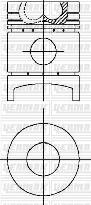 Fiat CO 3/20/21/40/41/75 Piston Segman Q110.0mm STD YENMAK