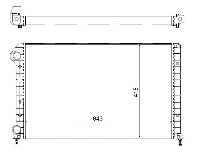 Fiat Doblo 1.9 Su Radyatör