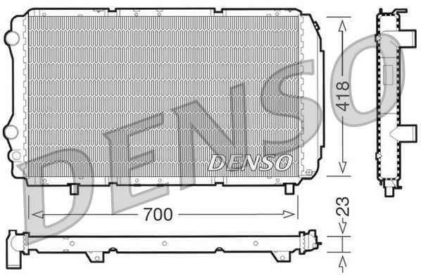 Fiat Ducato 230 Motor Su Radyatörü DENSO