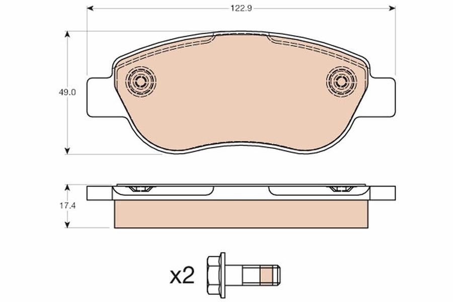 Fiat Palio Ön Disk Balatası TRW