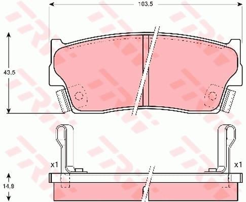 Fiat Strada Pickup 178 Ön Disk Balata TRW