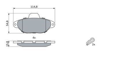 Fiat Cinquecento Fren Balatası BOSCH
