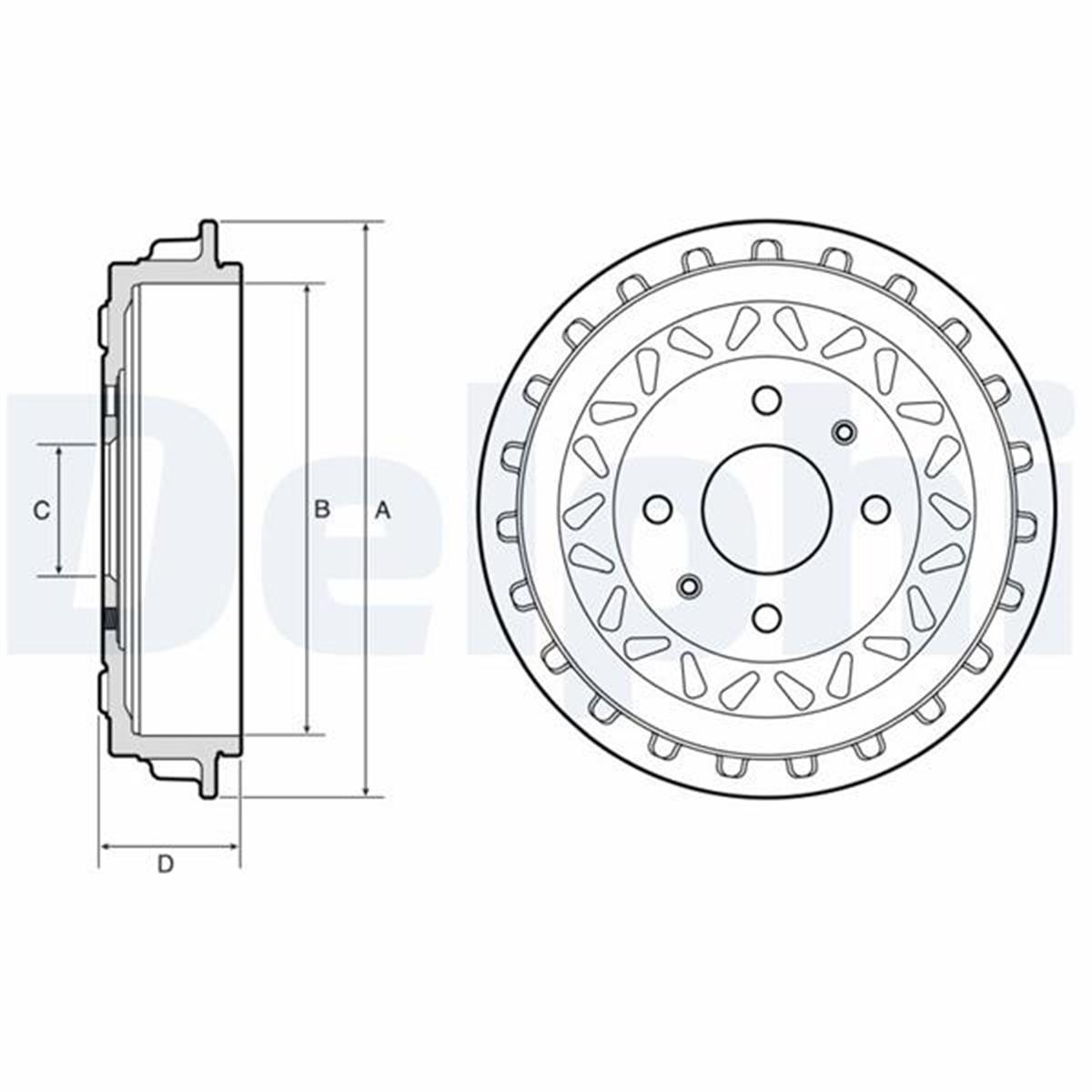 Fiat 500 (20>) Fren Kampanası Arka
