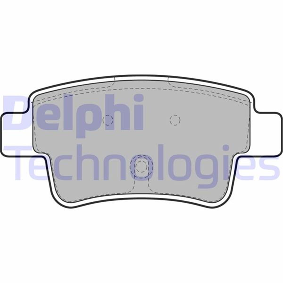 Opel Corsa D (06-14) Grande Punto (05-10) Arka Fren Balatası