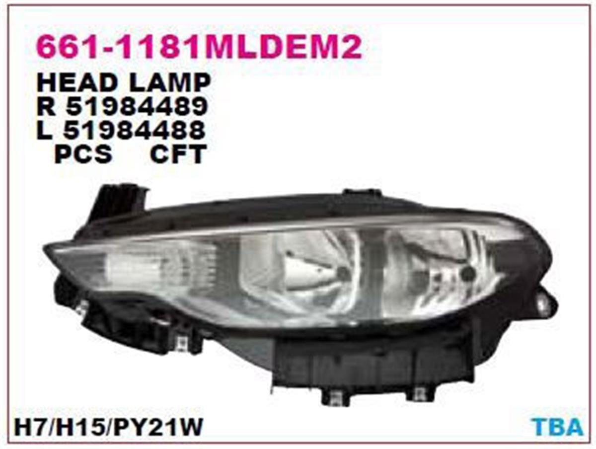 Fiat Egea Sağ Far Depo 2015 Ve Üzeri 52145158