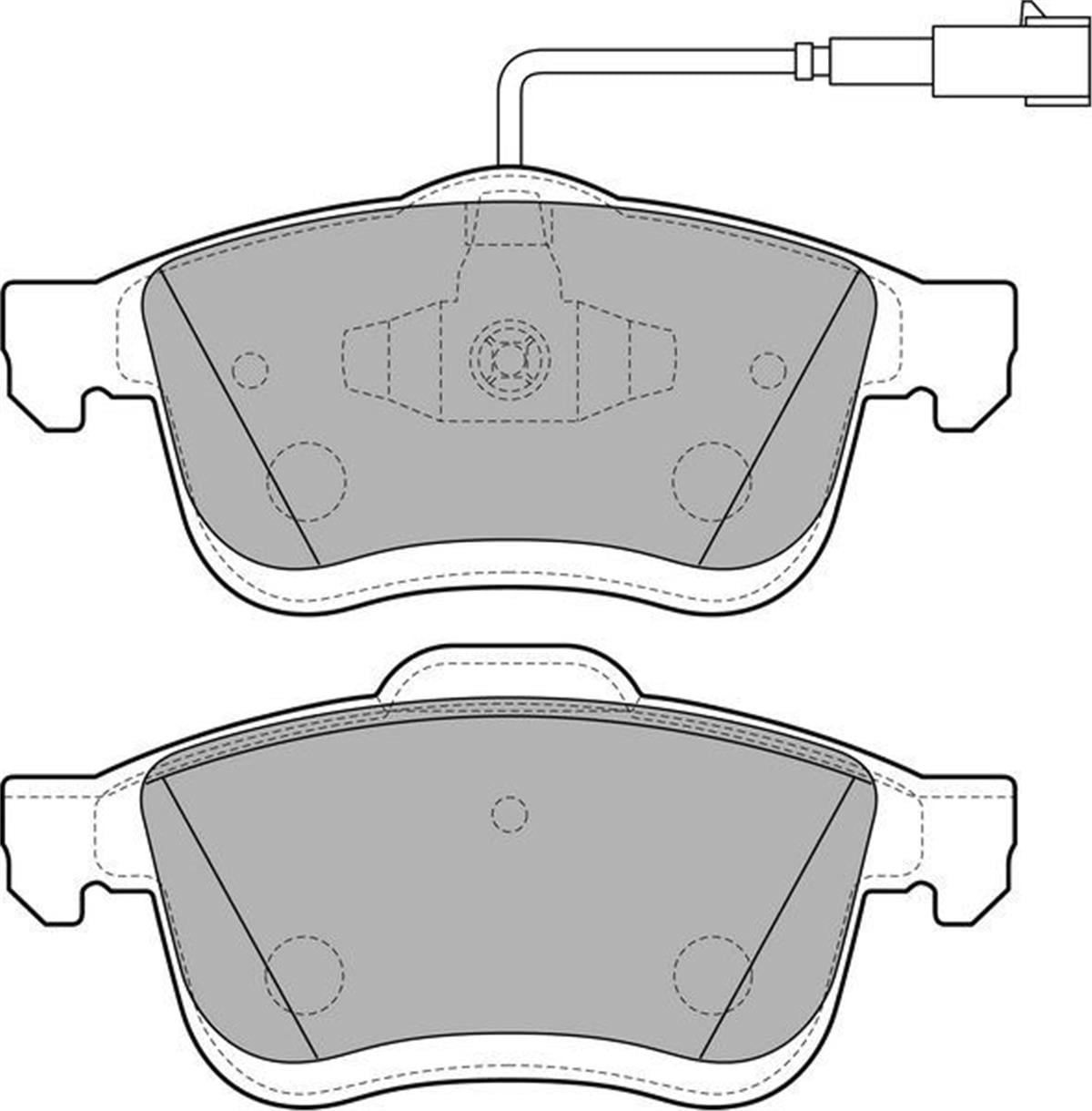 Fiat Doblo 3 Opel Combo Ön Balata 77364929-77365311-77365396-Wva