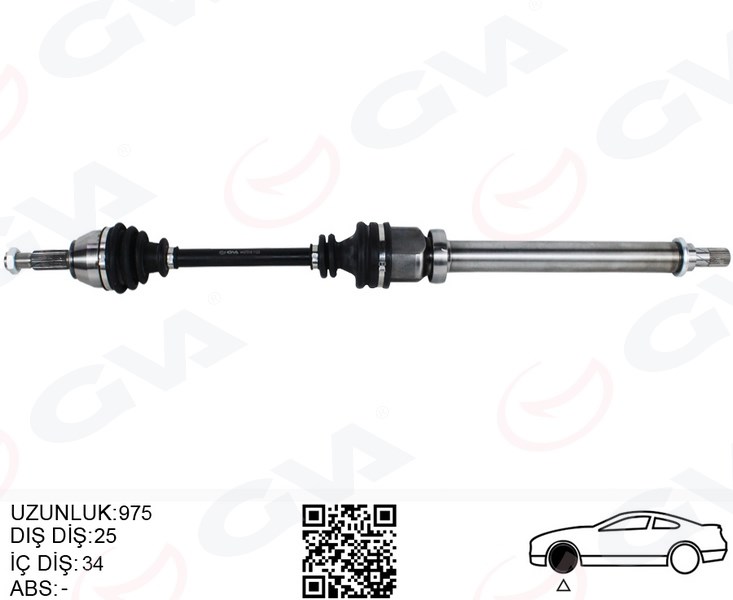 Ford Fiesta 13> 1.6 Benzinli 1.0 Ecoboost B-Max 1.6TI Ön Aks Komple Sağ GVA