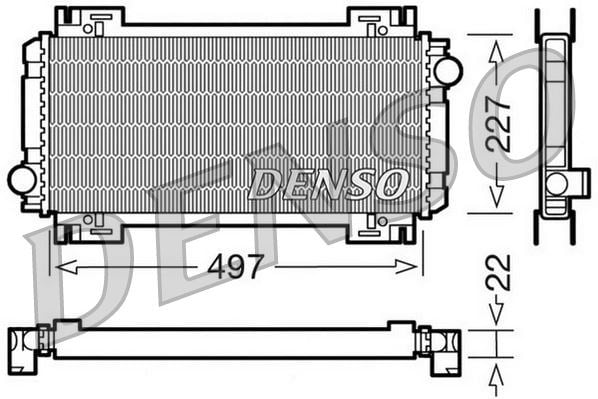 Ford Fiesta I Motor Su Radyatörü DENSO