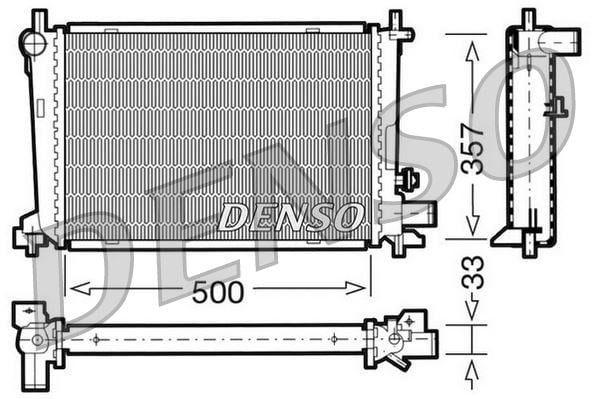 Ford Fiesta II Motor Su Radyatörü DENSO