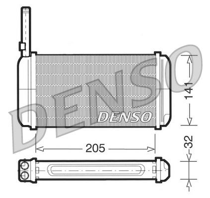 Ford Fiesta Kalorifer Radyatörü DENSO
