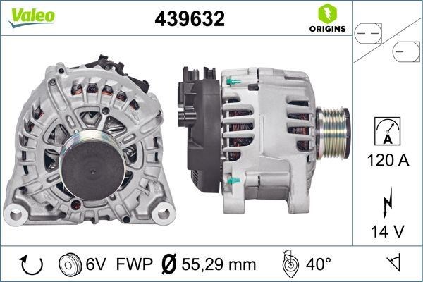 Ford Fiesta Fusion Mazda 2 Alternatör 1.4-1.6 TDCI 120 AMP VALEO