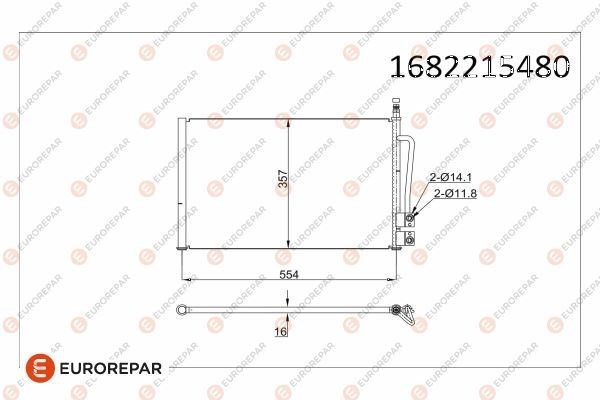 Ford Fiesta Klima Radyatörü EUROREPAR