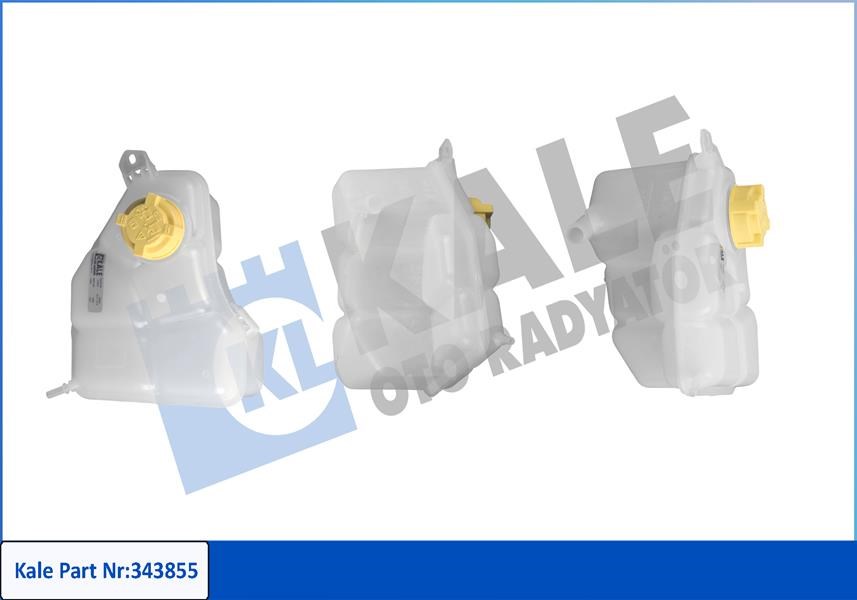 Ford Fiesta V Radyatör Yedek Su Deposu 2 Çıkışlı KALE-RADYATOR