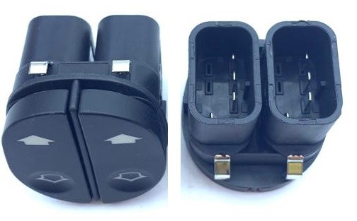 Ford Fiesta Çiftli Sol Cam Anahtar Düğmesi HELLUX