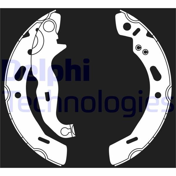 Ford Fiesta 6 Arka Pabuc Balata DELPHI