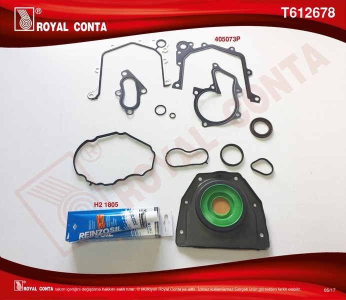Ford Fiesta VI 1.4 16V Alt Takım Conta Reinz Keçeli ROYAL