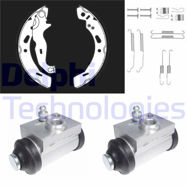 Ford Fiesta VI Arka Fren Pabuç Kiti DELPHI