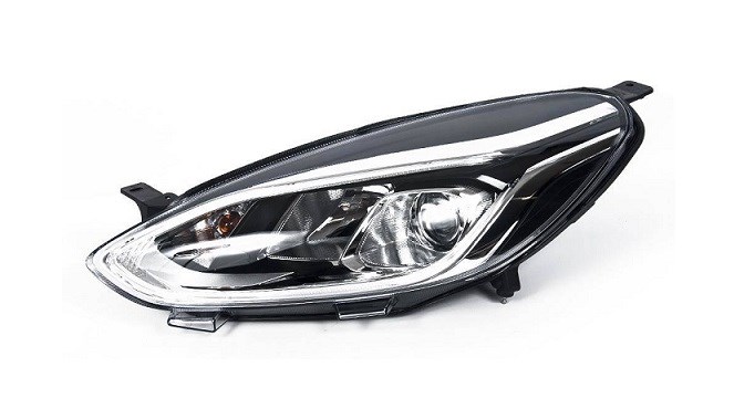 Ford Fiesta Far Komple Sol Elektrik Motorlu Mercekli LED'li TYC