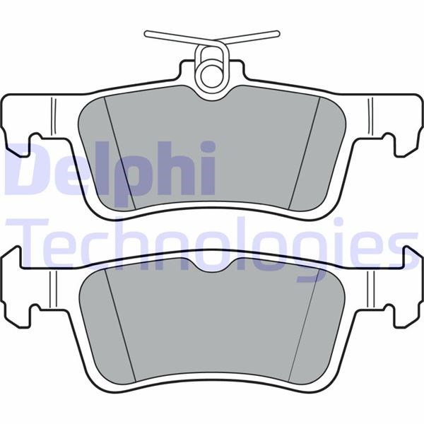 Ford Fiesta VII Arka Balata DELPHI