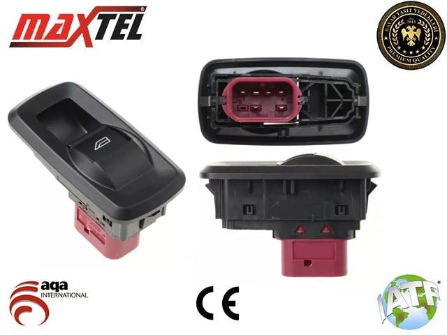 Ford Fiesta 7 Cam Kaldırma Anahtarı Sağ 6 Pin MAXTEL