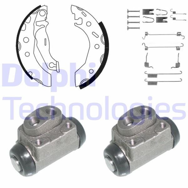 Ford Fiesta Ka Puma Mazda 121 Arka Fren Pabuç Kiti DELPHI