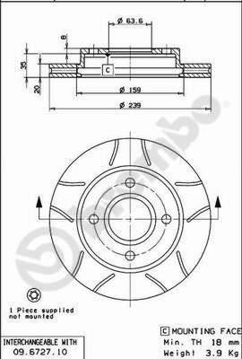 Ford Fiesta Escort Ön Fren Diski BREMBO