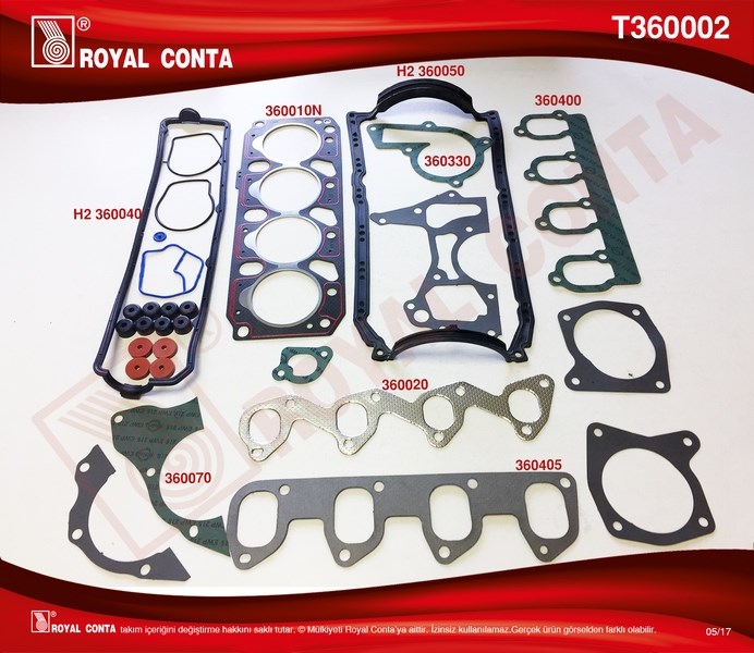 Ford Fiesta Motor Takım Conta ROYAL